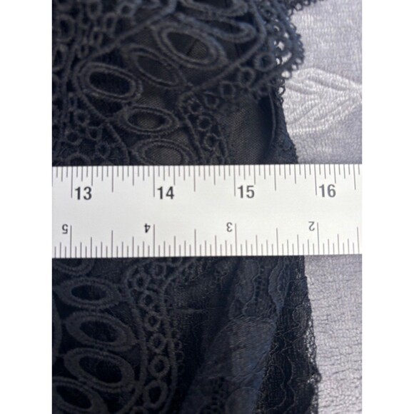Cable & Gauge Black Lace Top Women's Size S Fairycore Whimsigoth - Picture 3 of 8